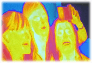 Selfie med värmekamera
